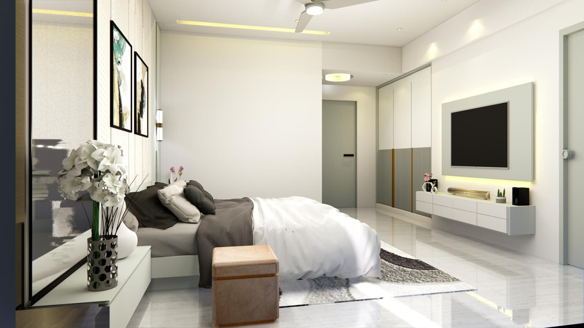 Bedroom interior by Beyond Boundaries Interiors